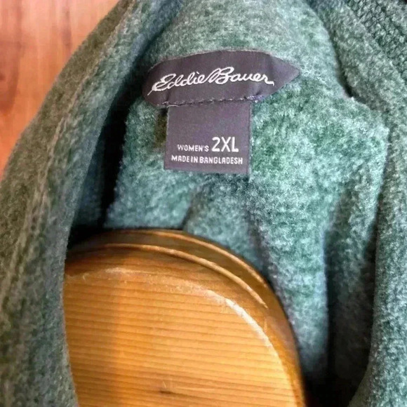 *Eddie Bauer 2XL Half Zip Fleece Pullover - Picture 3 of 4